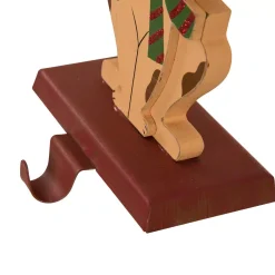 Glitzhome 7.76 In. H Wooden Metal Christmas Stocking Holder Dog -Alpine Corporation Shop glitzhome stocking holders 1124202626 44 1000