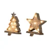 Glitzhome Marquee LED Wooden/Metal Christmas Tree And Star Stocking Holder (Set Of 2) 2 Glitzhome Marquee LED Wooden/Metal Christmas Tree And Star Stocking Holder (Set Of 2) -Alpine Corporation Shop glitzhome stocking holders 2005000006 64 1000