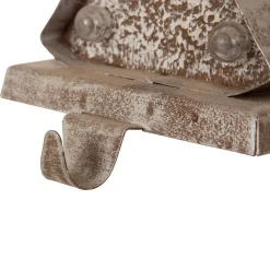 Glitzhome 7.50 In. H Marquee LED Wooden/Metal Christmas Tree Stocking Holder -Alpine Corporation Shop glitzhome stocking holders gh1124202579 1f 1000