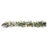 Haute Decor 6 Ft. Pre-Lit LED Snowfall Creek Artificial Christmas Garland With Pine Cones 2 Haute Decor 6 Ft. Pre-Lit LED Snowfall Creek Artificial Christmas Garland With Pine Cones -Alpine Corporation Shop haute decor christmas garland dcgr7201 64 1000