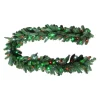 Home Accents Holiday 9 Ft. Christmas Bright Pre-lit LED Artificial Spruce Artificial Christmas Garland With Red, Green, Cool White Lights -Alpine Corporation Shop home accents holiday christmas garland 4824106 c29ho1 64 1000
