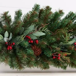 Home Accents Holiday 17 Ft. Woodmoore Unlit Artificial Christmas Garland 10 Home Accents Holiday 17 Ft. Woodmoore Unlit Artificial Christmas Garland -Alpine Corporation Shop home accents holiday christmas garland chzh3811602th9 a0 1000
