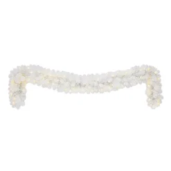 Home Accents Holiday 9 Ft. Uptown Pre-Lit LED Artificial Christmas Garland With 180 Tips And 100 Warm White Micro Dot Lights -Alpine Corporation Shop home accents holiday christmas garland gt90m2o71l01 a0 1000