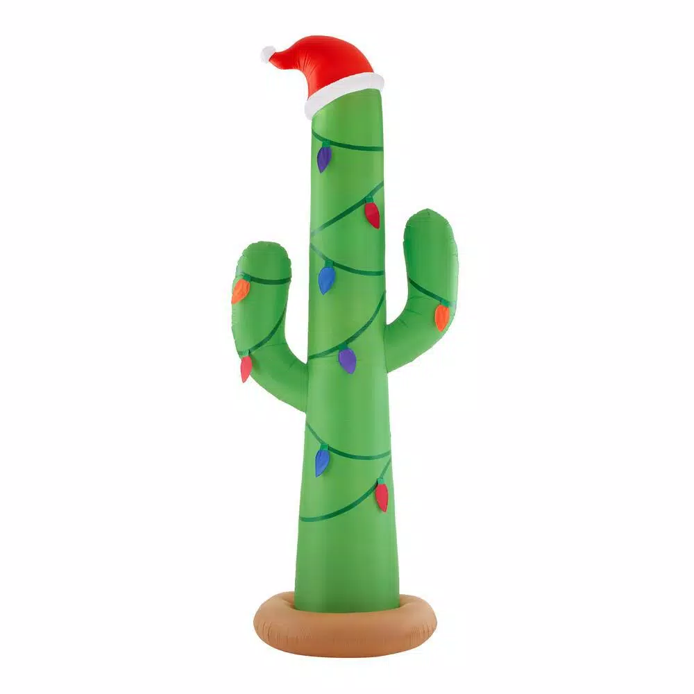 Home Accents Holiday 12 Ft. Giant-Sized Inflatable Christmas Cactus 3 Home Accents Holiday 12 Ft. Giant-Sized Inflatable Christmas Cactus