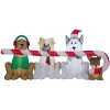 Home Accents Holiday 8 Ft. W Pre-Lit Giant Airblown Inflatable Christmas Puppies With Candy Cane Scene 2 Home Accents Holiday 8 Ft. W Pre-Lit Giant Airblown Inflatable Christmas Puppies With Candy Cane Scene -Alpine Corporation Shop home accents holiday christmas inflatables 39367 64 1000