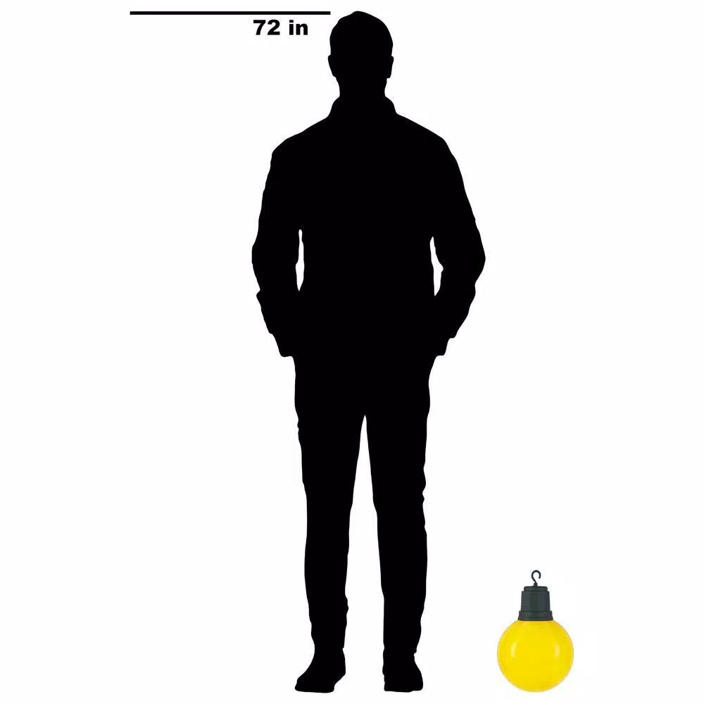 Home Accents Holiday 13 In. Light-Up Christmas Yellow Ornament 5 Home Accents Holiday 13 In. Light-Up Christmas Yellow Ornament - Image 3