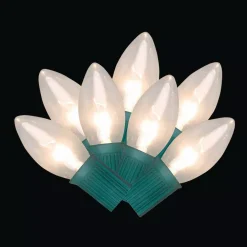 Home Accents Holiday 25-Light C9 Incadescent Warm White Christmas String Lights (Set Of 6)