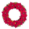 Home Accents Holiday 30 In. Berry Bliss Battery Operated Pre-Lit LED Artificial Christmas Wreath With Poinsettia 1 Home Accents Holiday 30 In. Berry Bliss Battery Operated Pre-Lit LED Artificial Christmas Wreath With Poinsettia -Alpine Corporation Shop home accents holiday christmas wreaths chzh3812096hd 64 1000