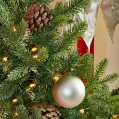 Home Accents Holiday 30 In. St. Germain Battery Operated Pre-Lit LED Artificial Christmas Wreath -Alpine Corporation Shop home accents holiday christmas wreaths chzh7302018hd 1d 1000