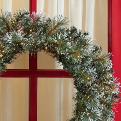 Home Accents Holiday 30in. Sparkling Amelia Pine Battery Operated Pre-lit LED Artificial Christmas Wreath With 50 Warm White Micro-Dot Lights 12 Home Accents Holiday 30in. Sparkling Amelia Pine Battery Operated Pre-lit LED Artificial Christmas Wreath With 50 Warm White Micro-Dot Lights -Alpine Corporation Shop home accents holiday christmas wreaths gd26m2r70l00 66 1000