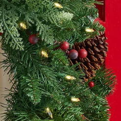 Home Accents Holiday 30 In. Winslow Fir Battery Operated Pre-lit Artificial Christmas Wreath With 175 Tips And 50 Warm White Lights 11 Home Accents Holiday 30 In. Winslow Fir Battery Operated Pre-lit Artificial Christmas Wreath With 175 Tips And 50 Warm White Lights -Alpine Corporation Shop home accents holiday christmas wreaths gd26p4598l02 1d 1000