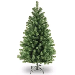 Home Accents Holiday 4.5 Ft North Valley Spruce Artificial Christmas Tree With 200 White Mini Lights -Alpine Corporation Shop home accents holiday pre lit christmas trees nrv2 300 45 66 1000