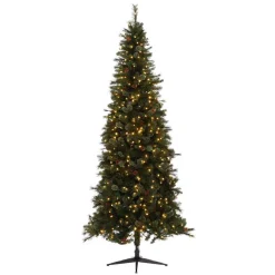 Home Accents Holiday 9 Ft Alexander Pine Pre-Lit LED Artificial Christmas Tree With 650 SureBright Warm White Lights 21 Home Accents Holiday 9 Ft Alexander Pine Pre-Lit LED Artificial Christmas Tree With 650 SureBright Warm White Lights -Alpine Corporation Shop home accents holiday pre lit christmas trees tg90m5311l05 66 1000