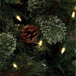 Home Accents Holiday 9 Ft Alexander Pine Pre-Lit LED Artificial Christmas Tree With 650 SureBright Warm White Lights 22 Home Accents Holiday 9 Ft Alexander Pine Pre-Lit LED Artificial Christmas Tree With 650 SureBright Warm White Lights -Alpine Corporation Shop home accents holiday pre lit christmas trees tg90m5311l05 77 1000