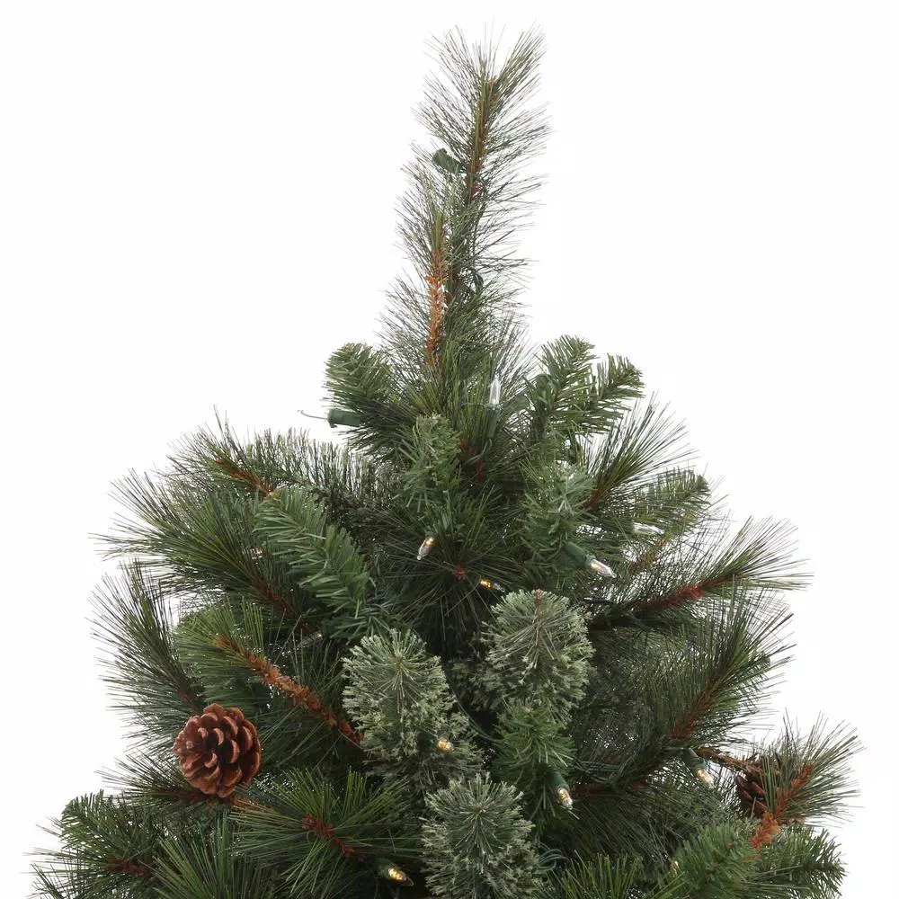 Home Accents Holiday 9 Ft Alexander Pine Pre-Lit LED Artificial Christmas Tree With 650 SureBright Warm White Lights 6 Home Accents Holiday 9 Ft Alexander Pine Pre-Lit LED Artificial Christmas Tree With 650 SureBright Warm White Lights - Image 4