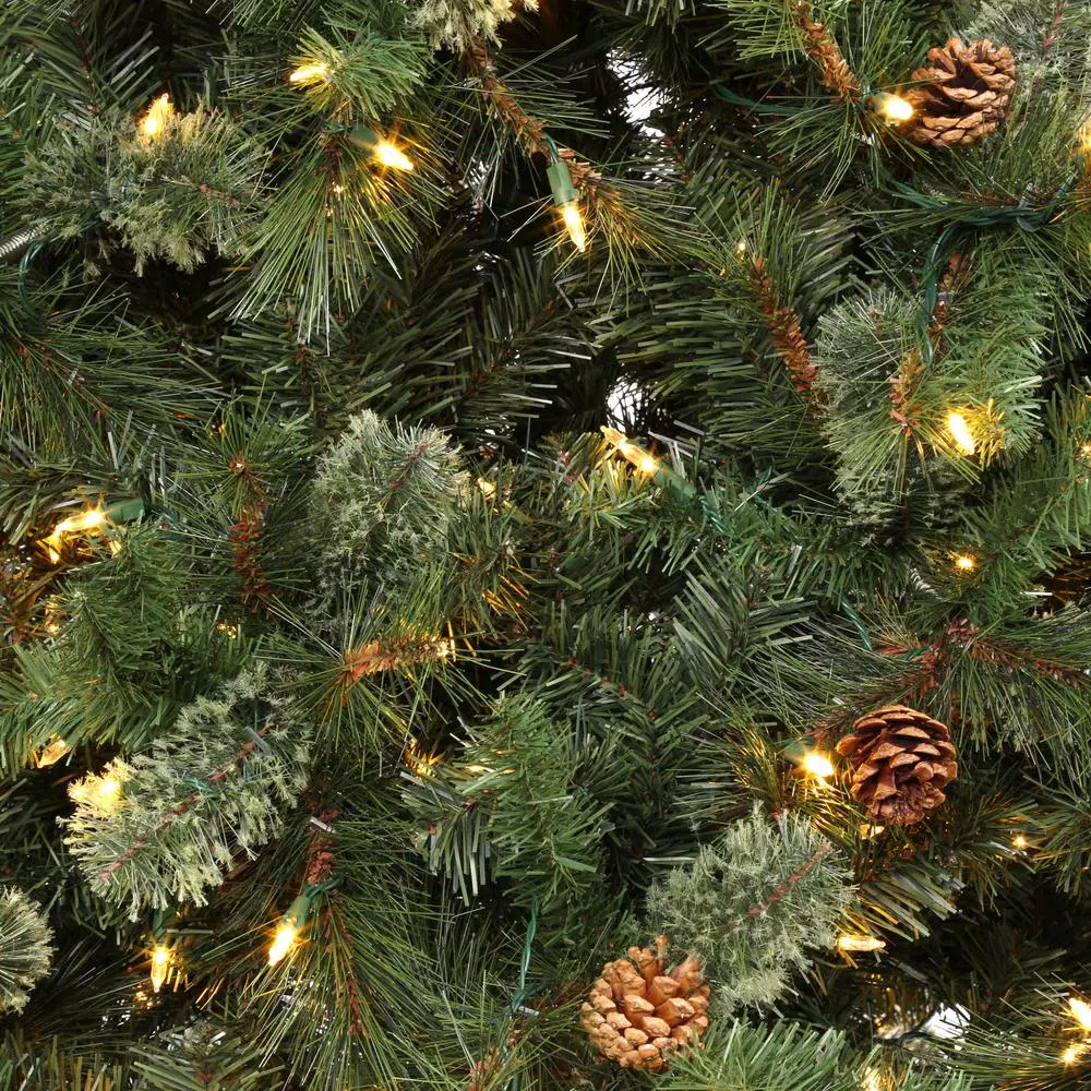 Home Accents Holiday 9 Ft Alexander Pine Pre-Lit LED Artificial Christmas Tree With 650 SureBright Warm White Lights 10 Home Accents Holiday 9 Ft Alexander Pine Pre-Lit LED Artificial Christmas Tree With 650 SureBright Warm White Lights - Image 8