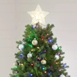 Home Decorators Collection 7.5 Ft Lachlan Balsam Fir Slim LED Pre-Lit Artificial Christmas Tree With 460 Color Changing Lights With 7 Functions -Alpine Corporation Shop home decorators collection pre lit christmas trees r64875slpyt5wm 4f 1000