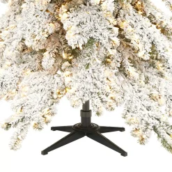 Home Decorators Collection 7.5 Ft. Risch White Pine Heavy Flocked LED Pre-Lit Artificial Christmas Tree With 1000 SureBright Warm White Lights -Alpine Corporation Shop home decorators collection pre lit christmas trees tg76m2aohl03 40 1000