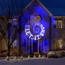 LightShow Blue/White Christmas LightShow Projection SwirlingSpirals-Let It Snow -Alpine Corporation Shop lightshow christmas light projectors 115716 31 1000