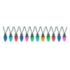 LightShow 12.5 Ft. 12-Light Christmas Color Changing Light Show String C9 Shape Set 2 LightShow 12.5 Ft. 12-Light Christmas Color Changing Light Show String C9 Shape Set -Alpine Corporation Shop lightshow christmas novelty lights 116074 64 1000