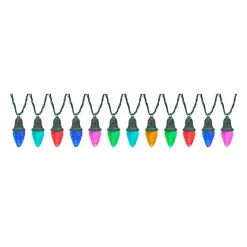 LightShow 12.5 Ft. 12-Light Christmas Color Changing Light Show String C9 Shape Set