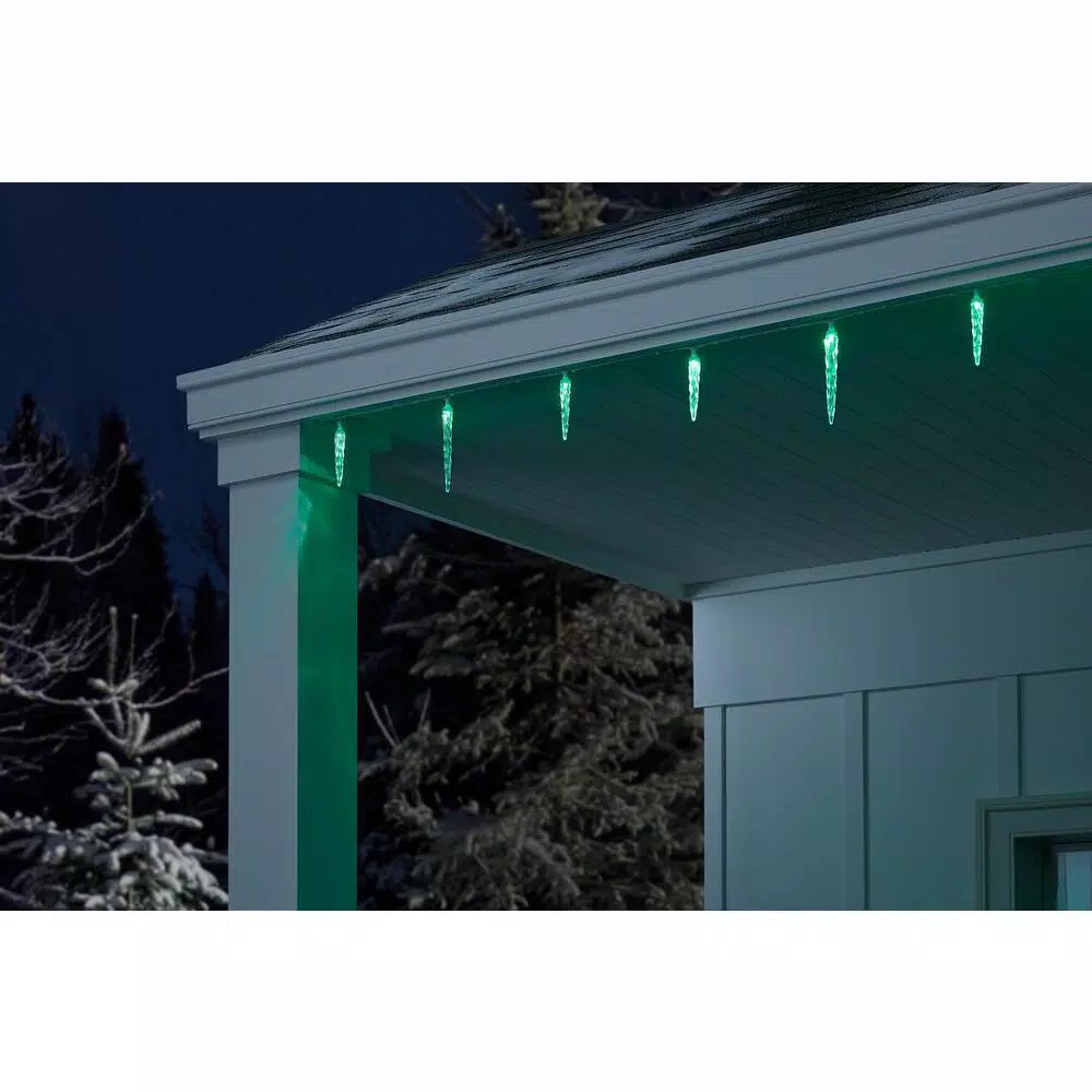 LightShow ColorMotion 24-Light Multi-Color Deluxe Christmas Icicle LED String Light 5 LightShow ColorMotion 24-Light Multi-Color Deluxe Christmas Icicle LED String Light - Image 3