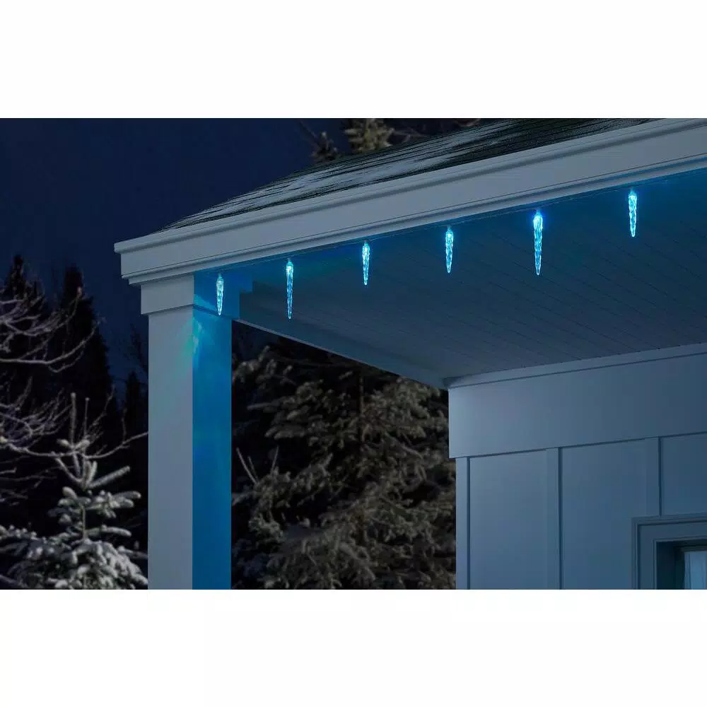 LightShow ColorMotion 24-Light Multi-Color Deluxe Christmas Icicle LED String Light 6 LightShow ColorMotion 24-Light Multi-Color Deluxe Christmas Icicle LED String Light - Image 4