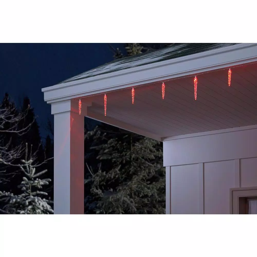 LightShow ColorMotion 24-Light Multi-Color Deluxe Christmas Icicle LED String Light 4 LightShow ColorMotion 24-Light Multi-Color Deluxe Christmas Icicle LED String Light - Image 2