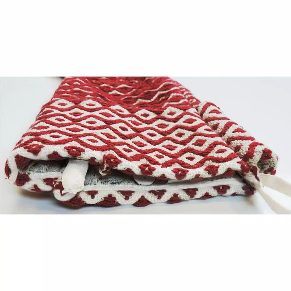 LR Home 20 In. Cotton Red And White Chevron Christmas Stocking 4 LR Home 20 In. Cotton Red And White Chevron Christmas Stocking - Image 2