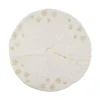 Manor Luxe 56 In. Snowflake Sequin Soft Plush Furry Round Christmas Tree Skirt In White