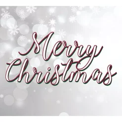 My Door Decor 7 Ft. X 8 Ft. Merry Christmas Tree-Christmas Garage Door Decor Mural For Split Car Garage