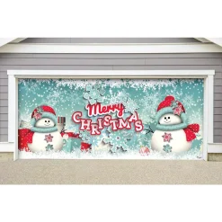 My Door Decor 7 Ft. X 16 Ft. Snowman Merry Christmas-Outdoor Christmas Holiday Garage Door Banner Decor 8 My Door Decor 7 Ft. X 16 Ft. Snowman Merry Christmas-Outdoor Christmas Holiday Garage Door Banner Decor -Alpine Corporation Shop my door decor christmas flags 285905xmas 001 4f 1000