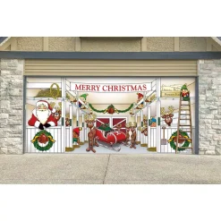 My Door Decor 7 Ft. X 16 Ft. Huge Santa’s Reindeer Barn Christmas Garage Door Decor Mural For Double Car Garage 8 My Door Decor 7 Ft. X 16 Ft. Huge Santa’s Reindeer Barn Christmas Garage Door Decor Mural For Double Car Garage -Alpine Corporation Shop my door decor christmas flags 285905xmas 002 4f 1000