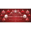 My Door Decor 7 Ft. X 16 Ft. Red Ornaments In Snow Christmas Garage Door Decor Mural For Double Car Garage -Alpine Corporation Shop my door decor christmas flags 285905xmas 007 64 1000