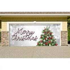My Door Decor 7 Ft. X 16 Ft. Merry Christmas Tree Christmas Garage Door Decor Mural For Double Car Garage 8 My Door Decor 7 Ft. X 16 Ft. Merry Christmas Tree Christmas Garage Door Decor Mural For Double Car Garage -Alpine Corporation Shop my door decor christmas flags 285905xmas 025 1f 1000