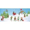 My Door Decor 7 Ft. X 16 Ft. North Pole Elves-Christmas Garage Door Decor Mural For Double Car Garage -Alpine Corporation Shop my door decor christmas flags 285905xmas 026 64 1000