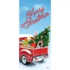My Door Decor 36 In. X 80 In. Red Truck Christmas-Christmas Front Door Decor Mural 2 My Door Decor 36 In. X 80 In. Red Truck Christmas-Christmas Front Door Decor Mural -Alpine Corporation Shop my door decor christmas flags 285906xmas 015 64 1000
