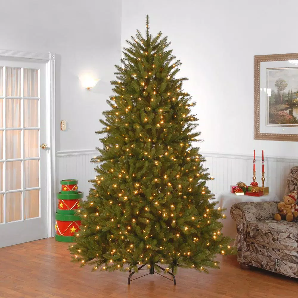 National Tree Company 7 Ft. Dunhill Fir Artificial Christmas Tree With Clear Lights 4 National Tree Company 7 Ft. Dunhill Fir Artificial Christmas Tree With Clear Lights - Image 2