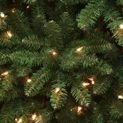 National Tree Company 7.5 Ft. Kingswood Fir Pencil Artificial Christmas Tree With Clear Lights 8 National Tree Company 7.5 Ft. Kingswood Fir Pencil Artificial Christmas Tree With Clear Lights -Alpine Corporation Shop national tree company pre lit christmas trees kw7 300 75 4f 1000