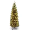 National Tree Company 9 Ft. Kingswood Fir Pencil Artificial Christmas Tree With Clear Lights -Alpine Corporation Shop national tree company pre lit christmas trees kw7 300 90 64 1000