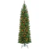 National Tree Company 6.5 Ft. Kingswood Fir Pencil Artificial Christmas Tree With Multicolor Lights 2 National Tree Company 6.5 Ft. Kingswood Fir Pencil Artificial Christmas Tree With Multicolor Lights -Alpine Corporation Shop national tree company pre lit christmas trees kw7 313 65 64 1000