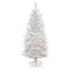 National Tree Company 4.5 Ft. Kingswood White Fir Pencil Artificial Christmas Tree With Clear Lights 2 National Tree Company 4.5 Ft. Kingswood White Fir Pencil Artificial Christmas Tree With Clear Lights -Alpine Corporation Shop national tree company pre lit christmas trees kww7 300 45 64 1000