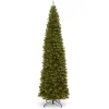 National Tree Company 12 Ft. North Valley Spruce Pencil Slim Artificial Christmas Tree With Clear Lights -Alpine Corporation Shop national tree company pre lit christmas trees nrv7 358 120 64 1000