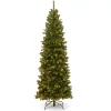 National Tree Company 9 Ft. North Valley Spruce Pencil Slim Artificial Christmas Tree With Clear Lights 1 National Tree Company 9 Ft. North Valley Spruce Pencil Slim Artificial Christmas Tree With Clear Lights -Alpine Corporation Shop national tree company pre lit christmas trees nrv7 358 90 64 1000