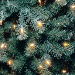 National Tree Company 6.5 Ft. North Valley Blue Spruce Artificial Christmas Tree With Clear Lights -Alpine Corporation Shop national tree company pre lit christmas trees nrvb7 306 65 4f 1000