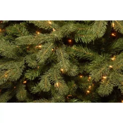National Tree Company 10 Ft. Downswept Douglas Fir Artificial Christmas Tree With Dual Color LED Lights -Alpine Corporation Shop national tree company pre lit christmas trees pedd1 312ld 10x 77 1000