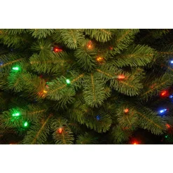 National Tree Company 10 Ft. Downswept Douglas Fir Artificial Christmas Tree With Dual Color LED Lights -Alpine Corporation Shop national tree company pre lit christmas trees pedd1 312ld 10x fa 1000