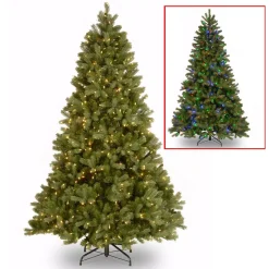 National Tree Company 7.5 Ft. Downswept Douglas Fir Artificial Christmas Tree With Dual Color LED Lights