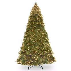 National Tree Company 14 Ft. Feel Real Downswept Douglas Fir Hinged Artificial Christmas Tree With 1600 Dual Color LED Lights