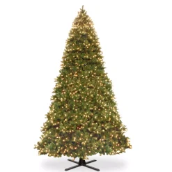 National Tree Company 16 Ft. Feel Real Downswept Douglas Fir Hinged Artificial Christmas Tree With 2100 Dual Color LED Lights